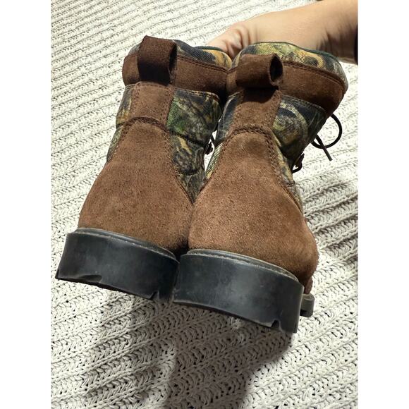 Brahma Hunter Boots Hiking Winter Leather Men's Size 7 Camo Brown Thinsulate - Picture 8 of 9